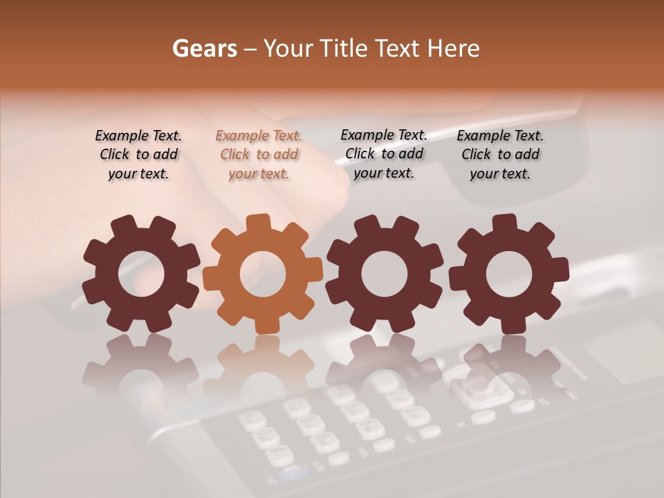 Young Finger Women PowerPoint Template