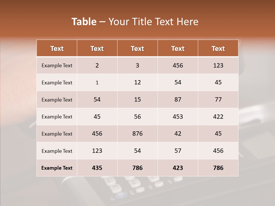 Young Finger Women PowerPoint Template