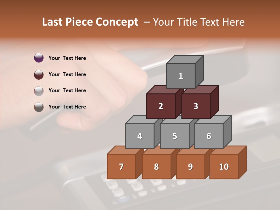 Young Finger Women PowerPoint Template