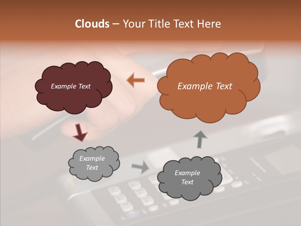 Young Finger Women PowerPoint Template