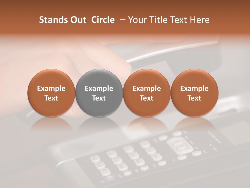 Young Finger Women PowerPoint Template