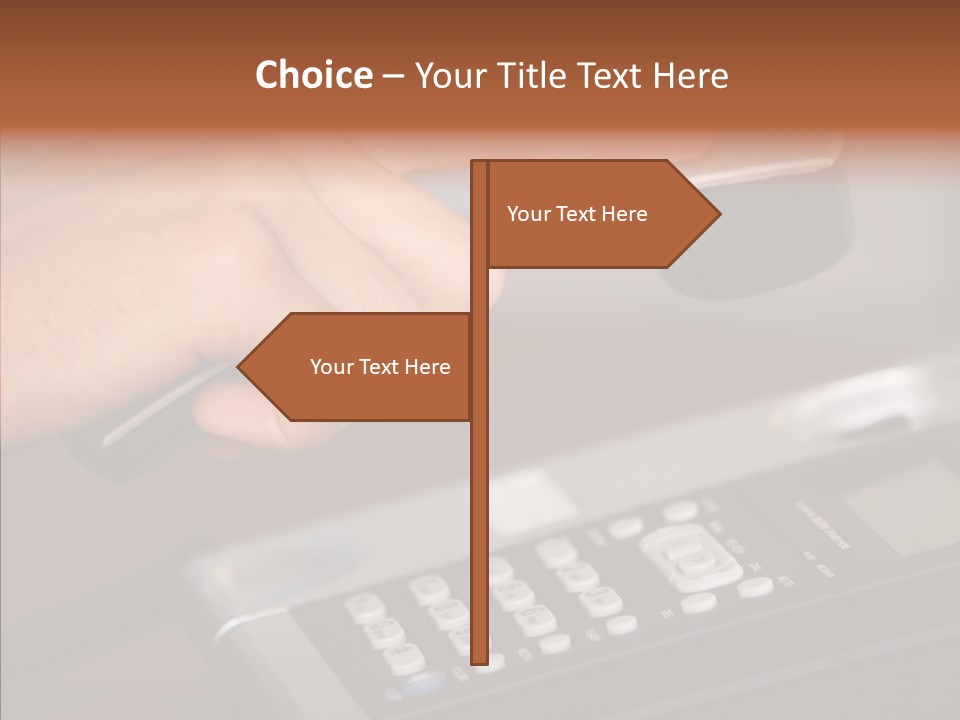 Young Finger Women PowerPoint Template