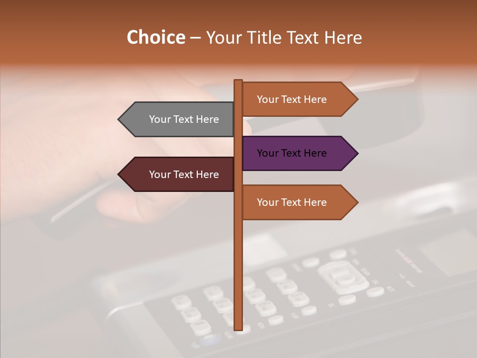 Young Finger Women PowerPoint Template