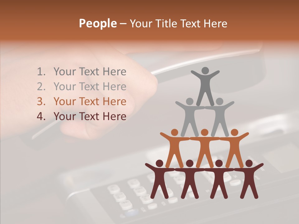 Young Finger Women PowerPoint Template