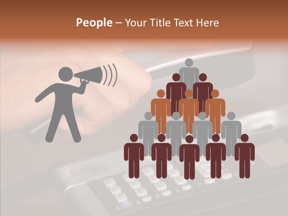 Young Finger Women PowerPoint Template