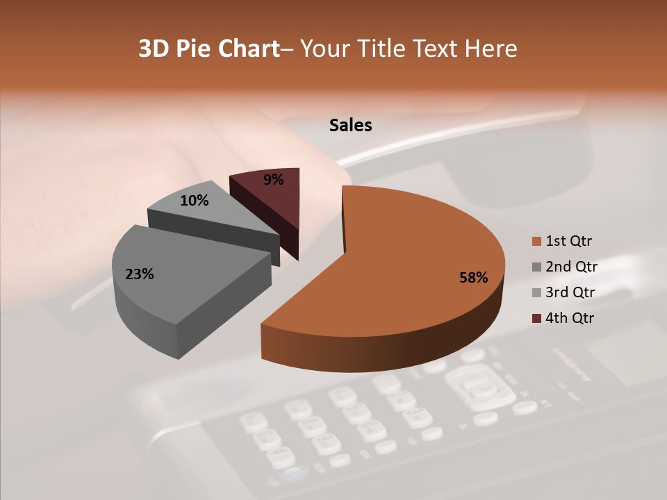 Young Finger Women PowerPoint Template