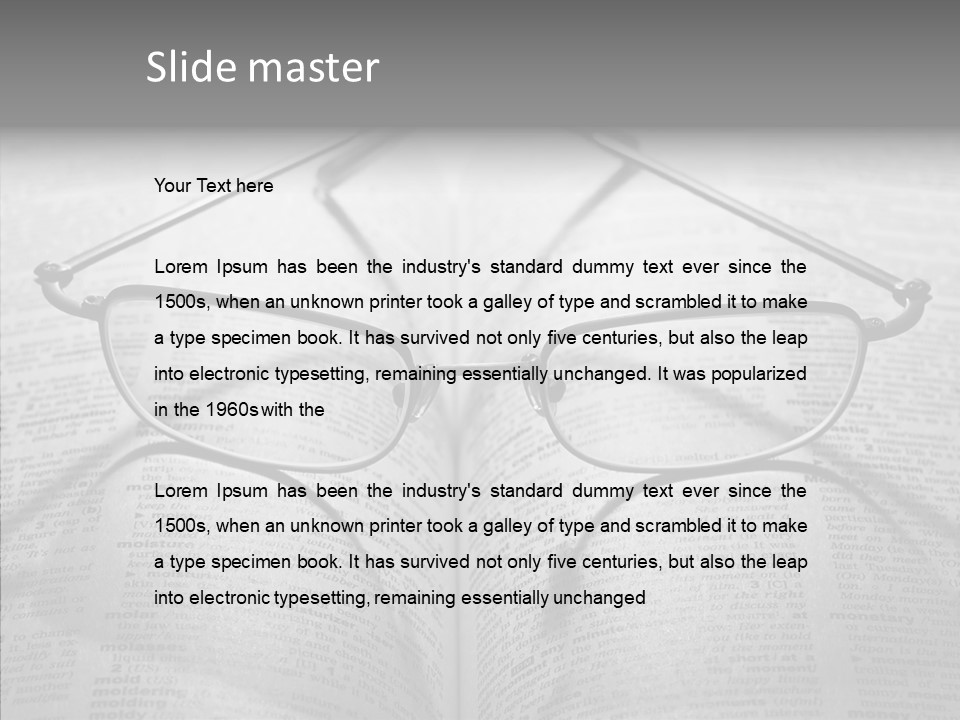 Hand Old Background PowerPoint Template