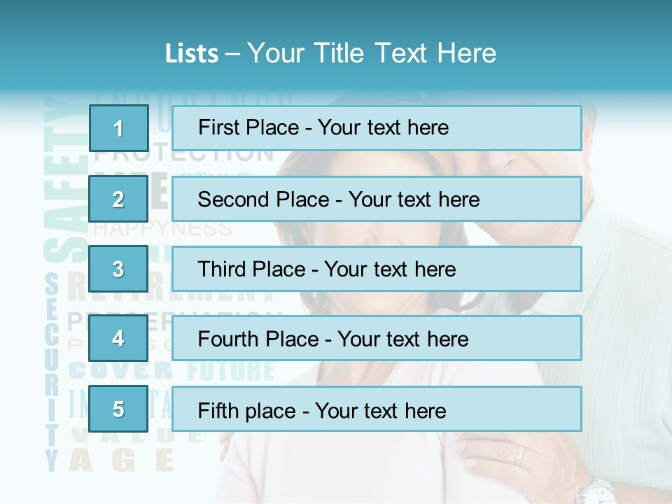 Adult Elder Two PowerPoint Template