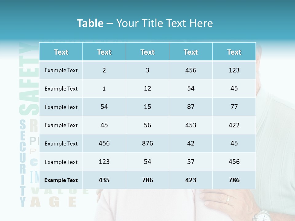 Adult Elder Two PowerPoint Template