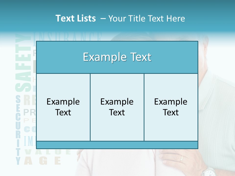 Adult Elder Two PowerPoint Template