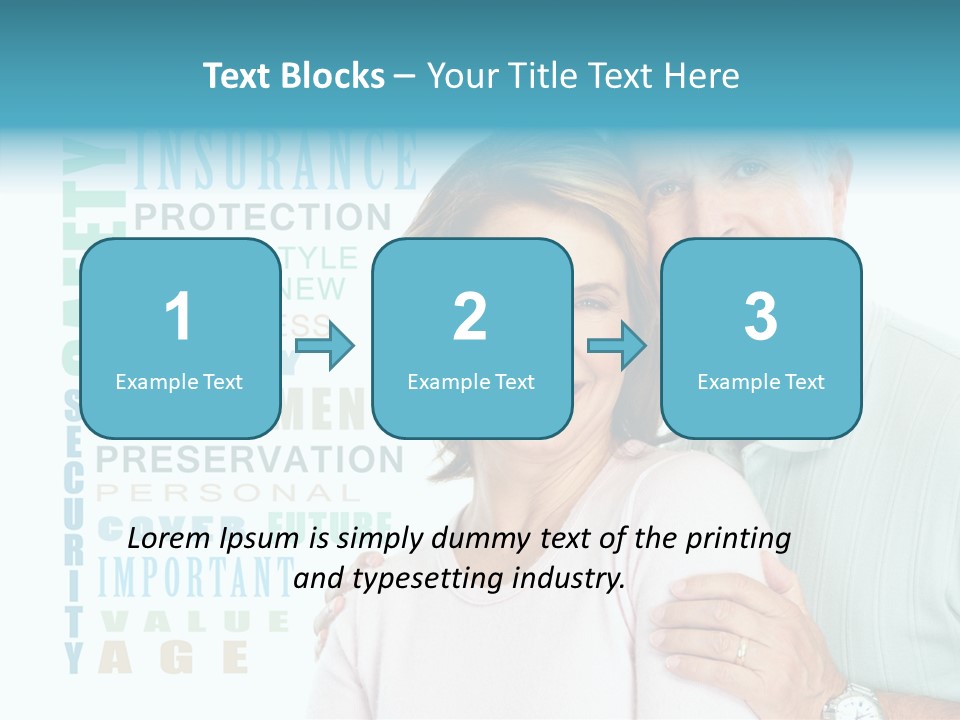 Adult Elder Two PowerPoint Template