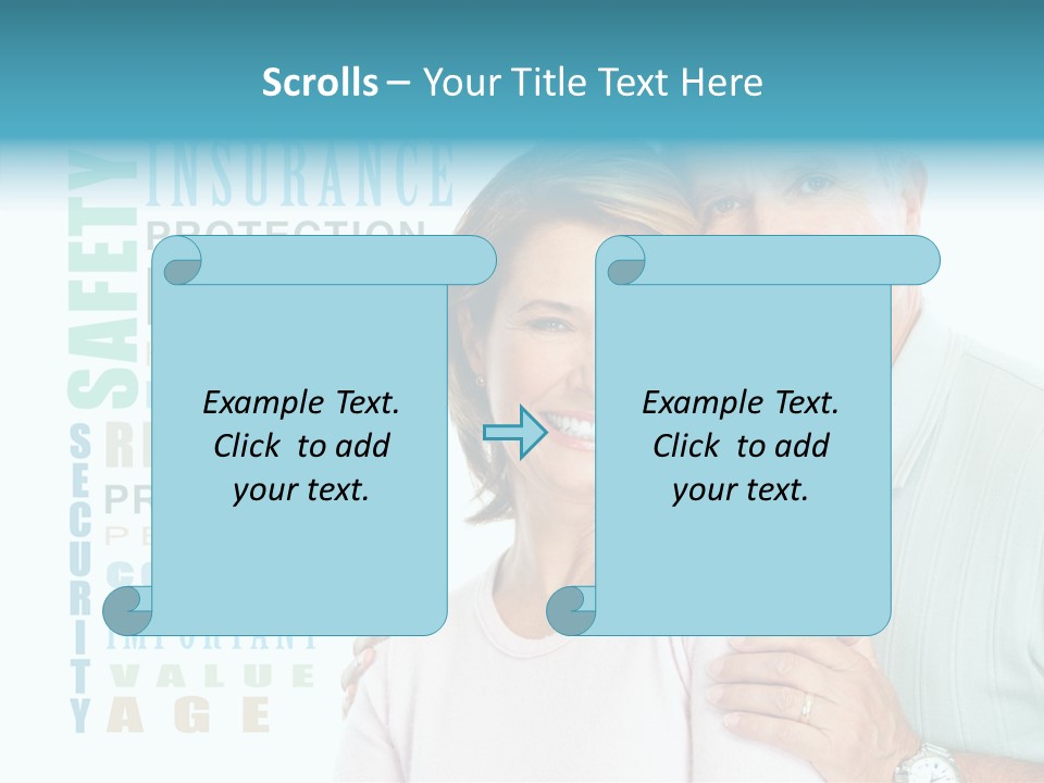 Adult Elder Two PowerPoint Template