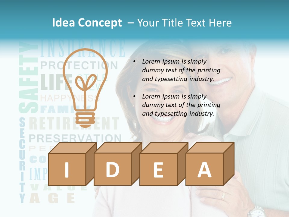 Adult Elder Two PowerPoint Template