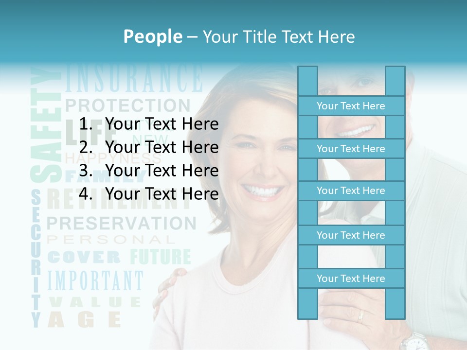 Adult Elder Two PowerPoint Template