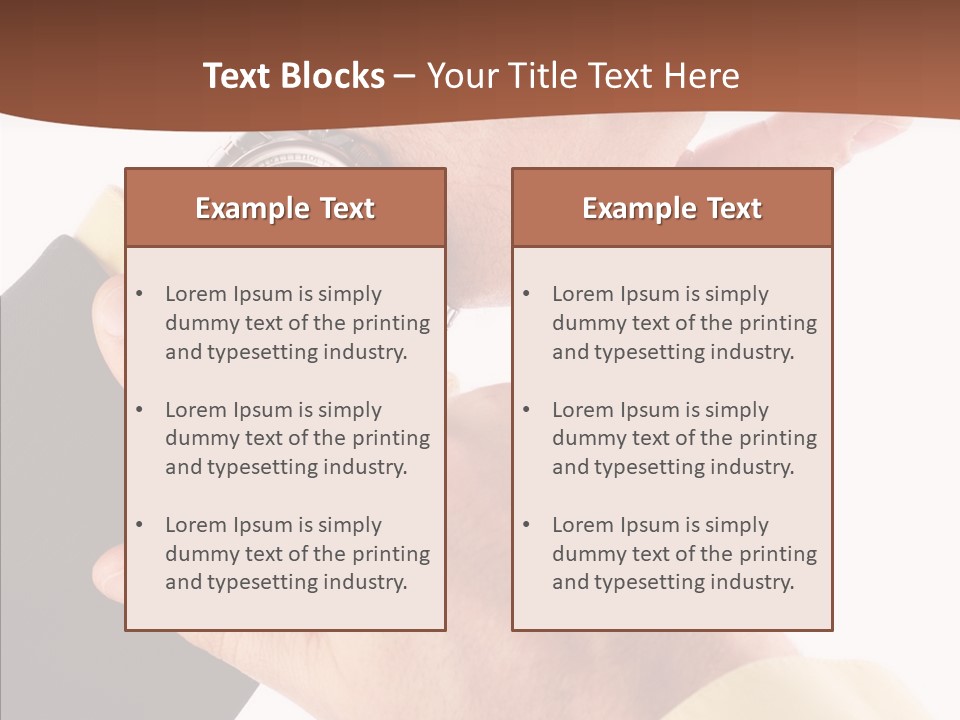 Finger Elder Help PowerPoint Template