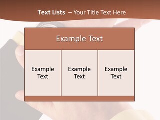 Finger Elder Help PowerPoint Template