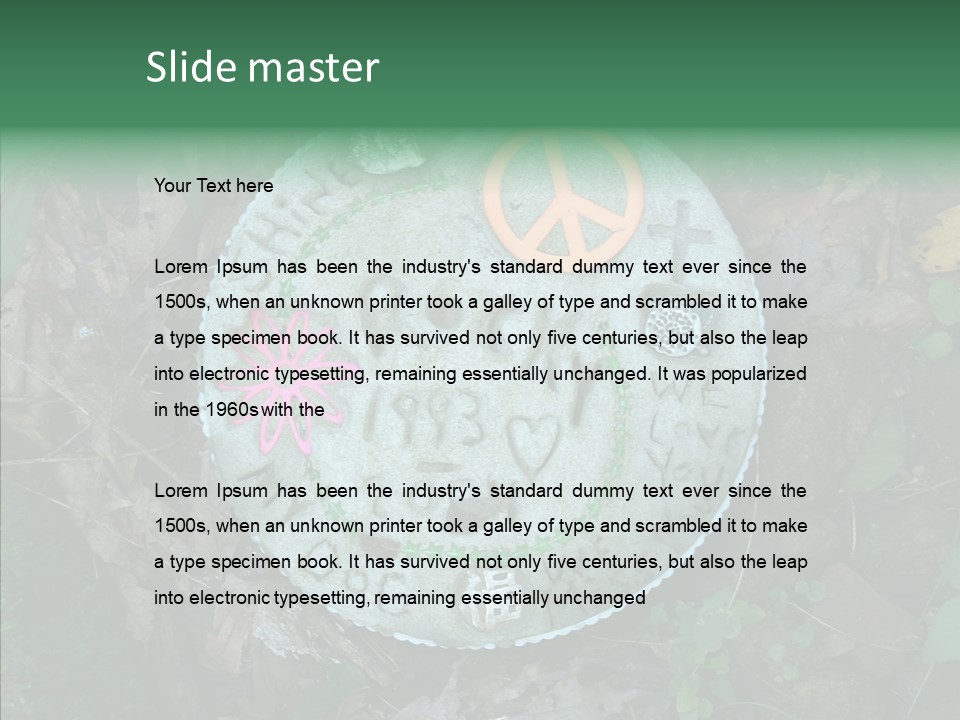 Adult Aging Hold PowerPoint Template