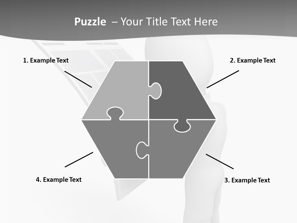 Helping Hand Background Close Up PowerPoint Template