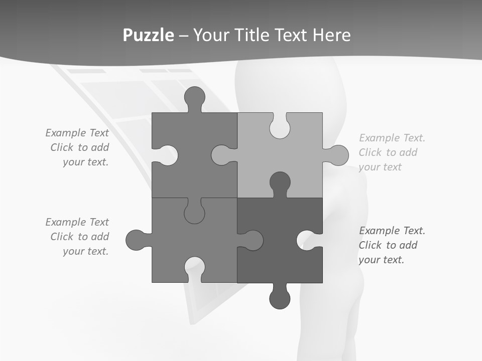 Helping Hand Background Close Up PowerPoint Template