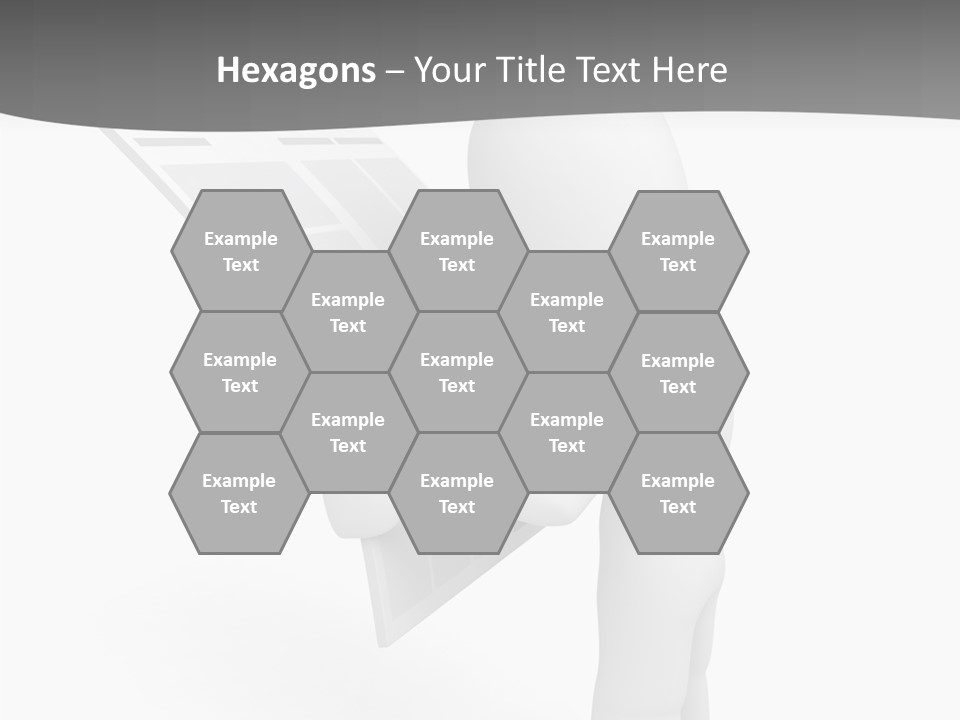 Helping Hand Background Close Up PowerPoint Template