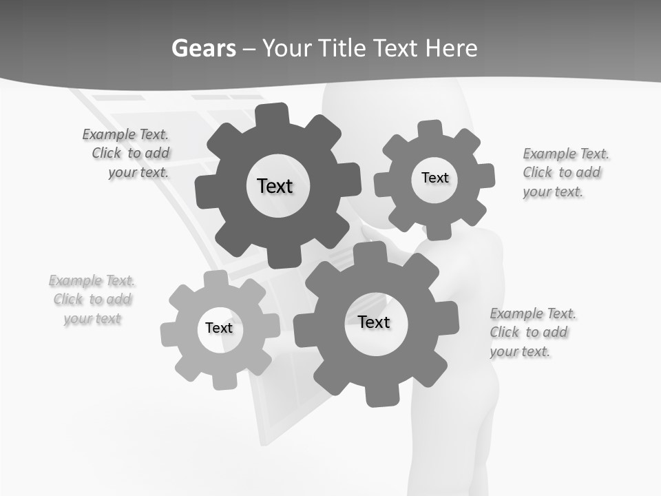 Helping Hand Background Close Up PowerPoint Template