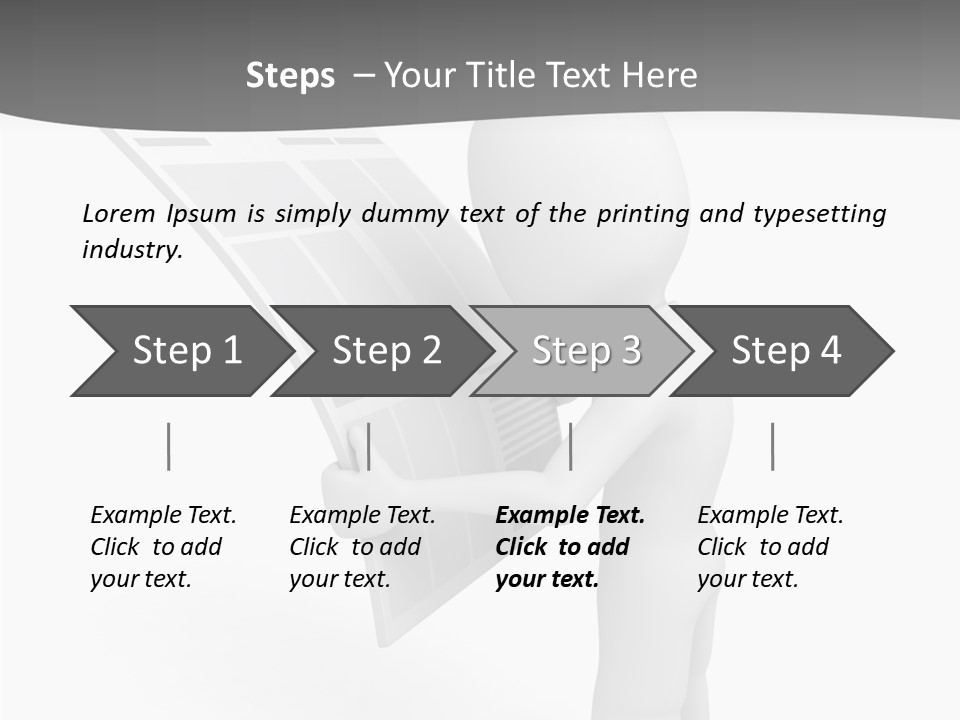 Helping Hand Background Close Up PowerPoint Template