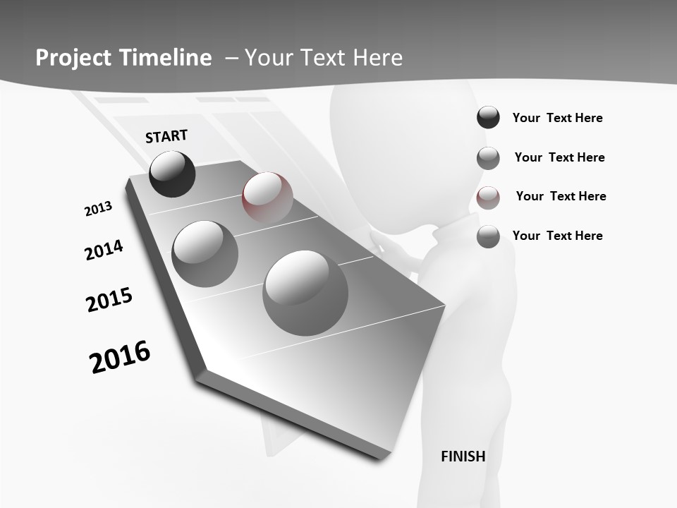Helping Hand Background Close Up PowerPoint Template