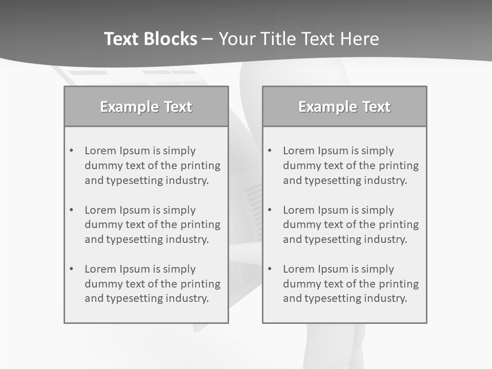 Helping Hand Background Close Up PowerPoint Template