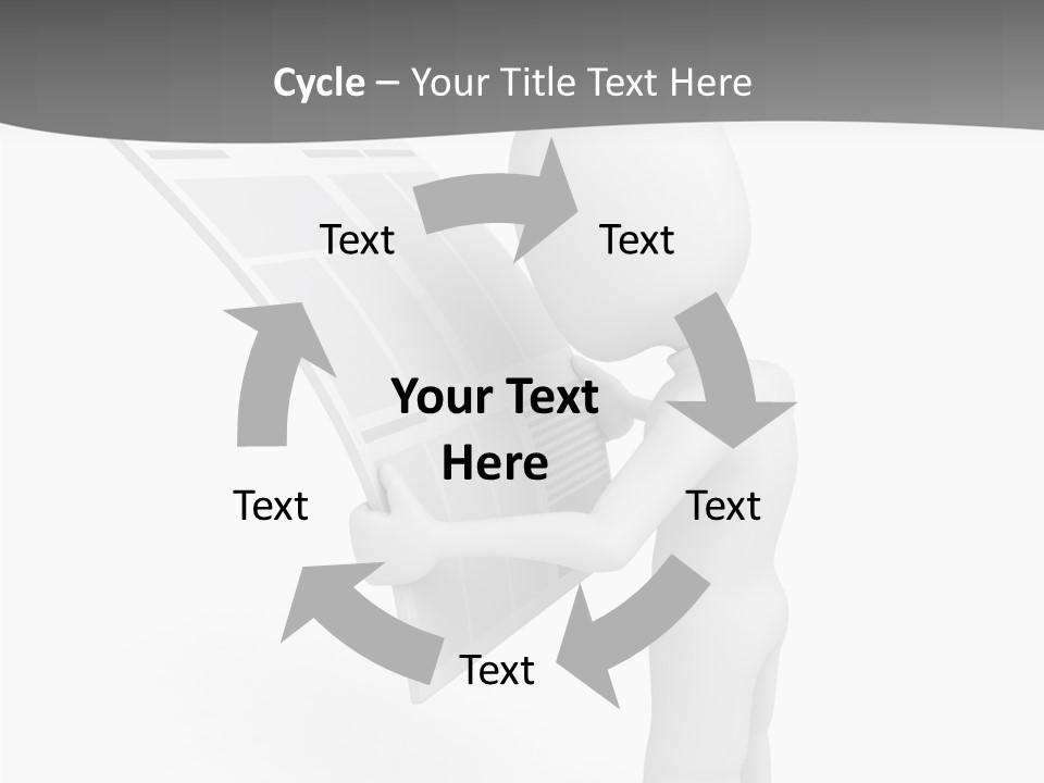 Helping Hand Background Close Up PowerPoint Template