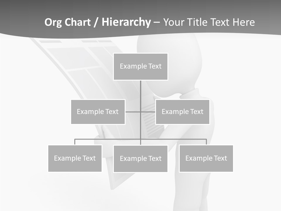 Helping Hand Background Close Up PowerPoint Template