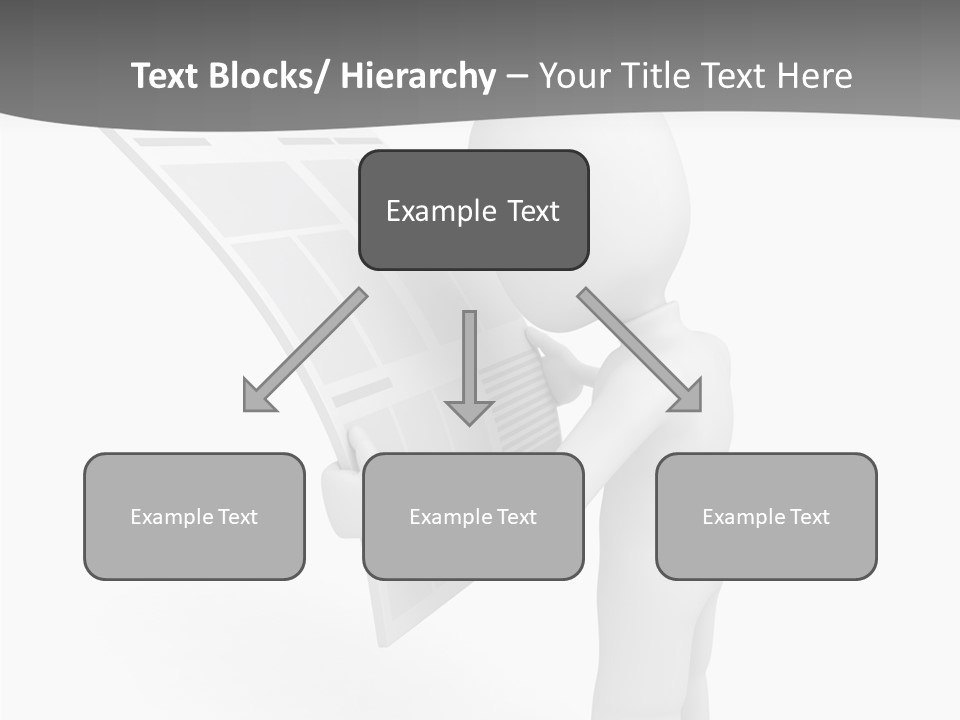 Helping Hand Background Close Up PowerPoint Template
