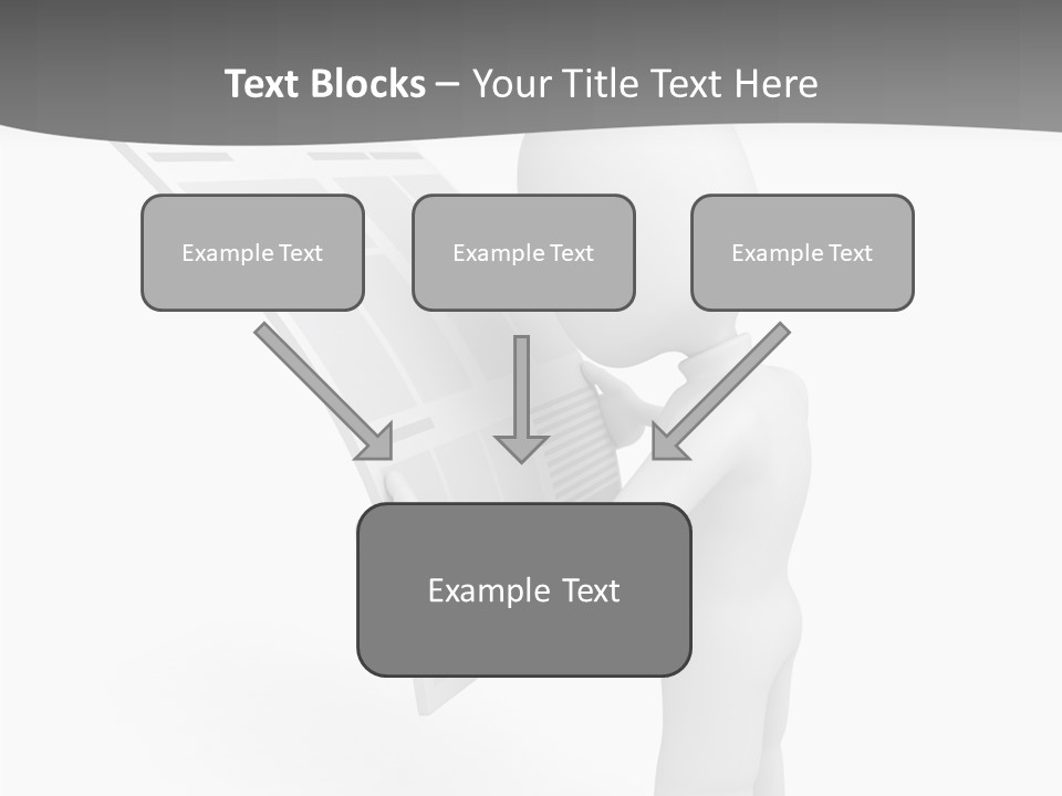 Helping Hand Background Close Up PowerPoint Template