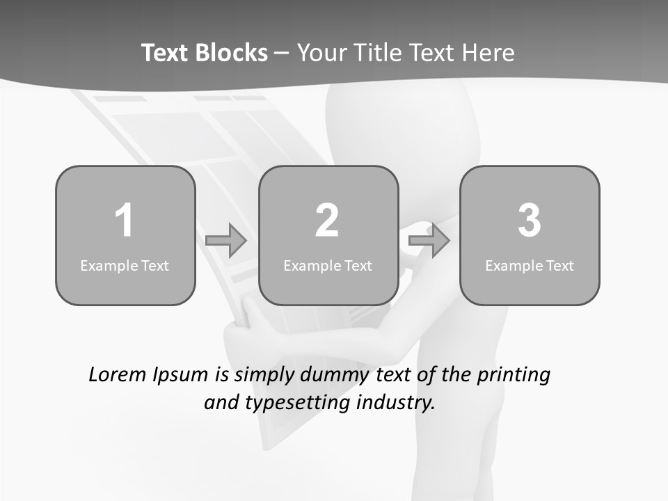 Helping Hand Background Close Up PowerPoint Template