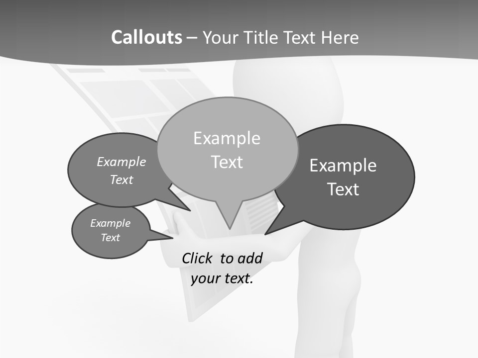 Helping Hand Background Close Up PowerPoint Template
