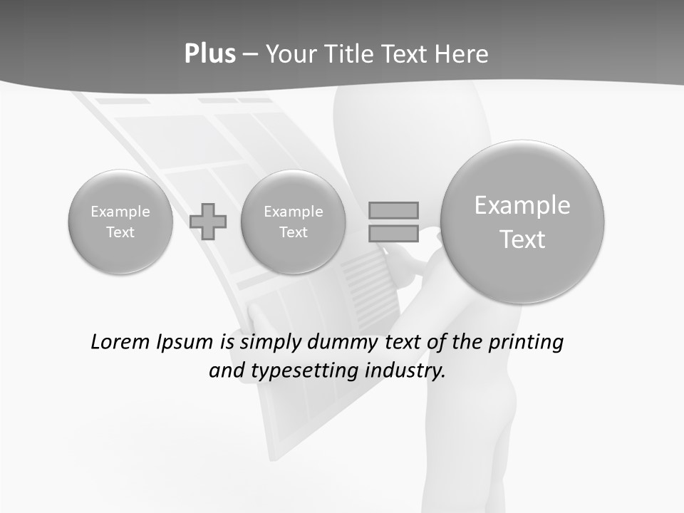 Helping Hand Background Close Up PowerPoint Template
