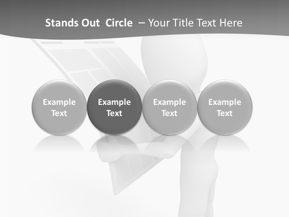 Helping Hand Background Close Up PowerPoint Template