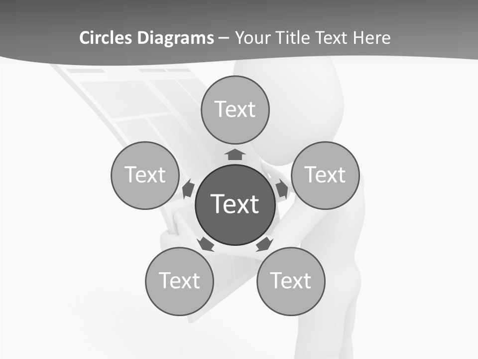 Helping Hand Background Close Up PowerPoint Template