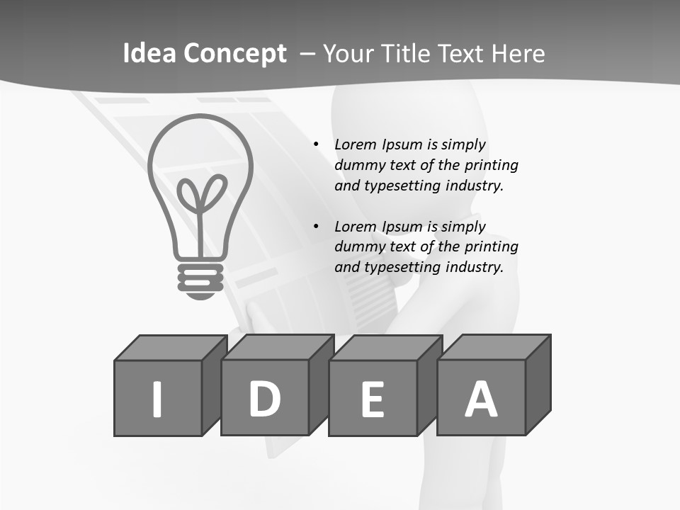 Helping Hand Background Close Up PowerPoint Template