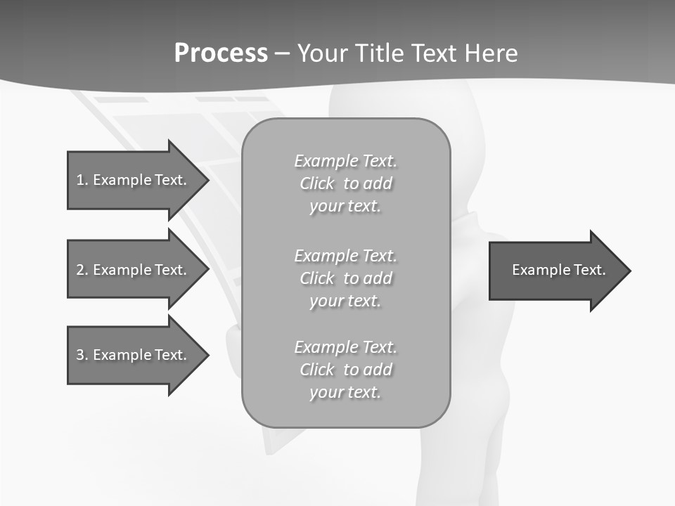 Helping Hand Background Close Up PowerPoint Template