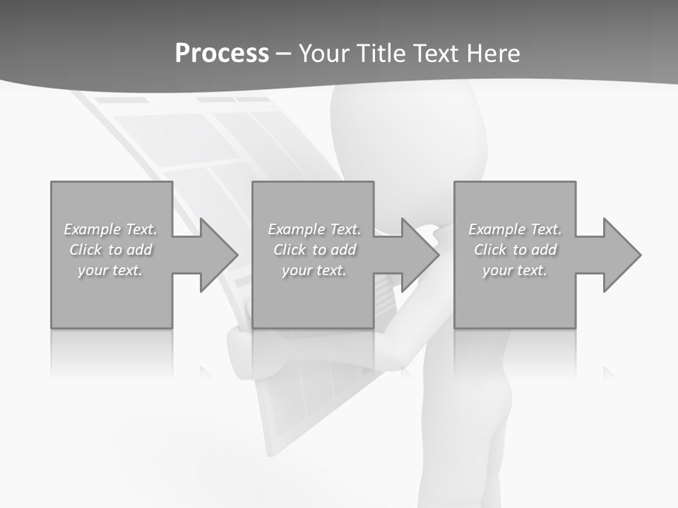 Helping Hand Background Close Up PowerPoint Template