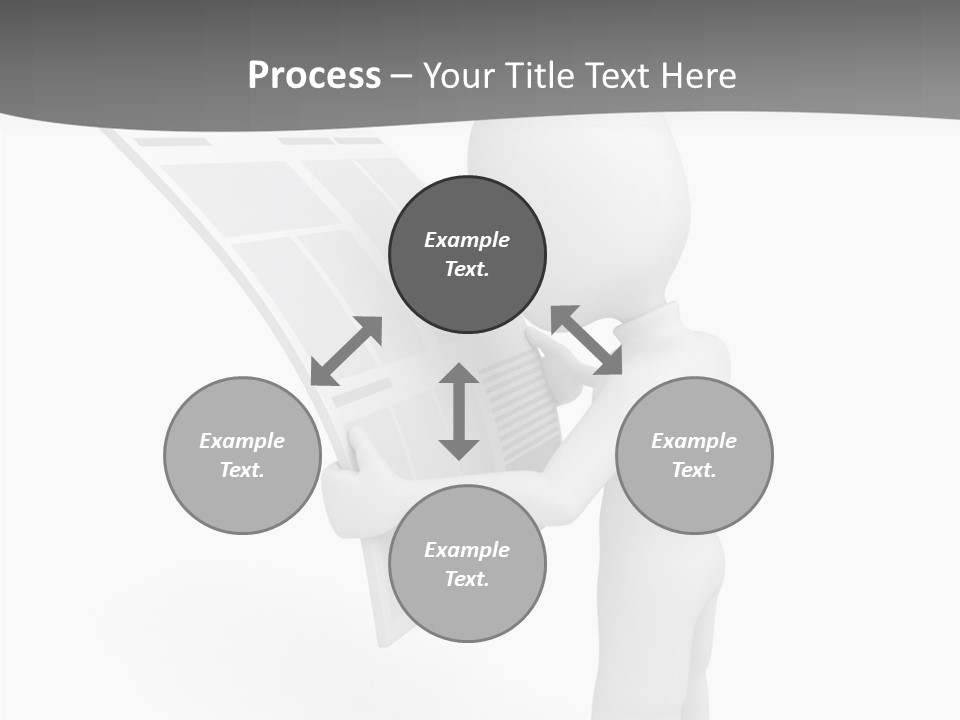 Helping Hand Background Close Up PowerPoint Template
