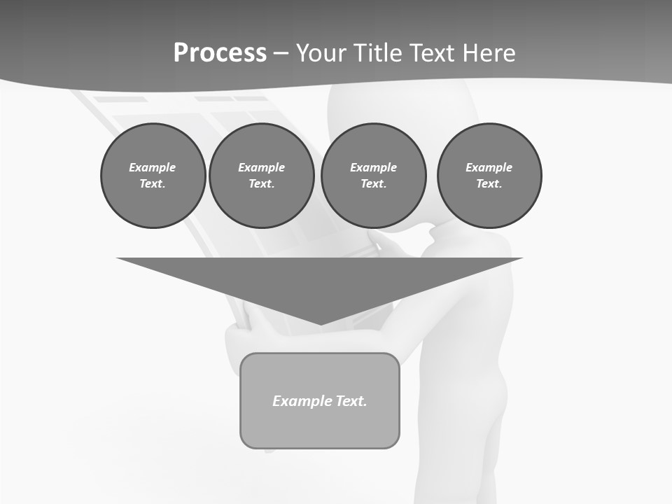 Helping Hand Background Close Up PowerPoint Template