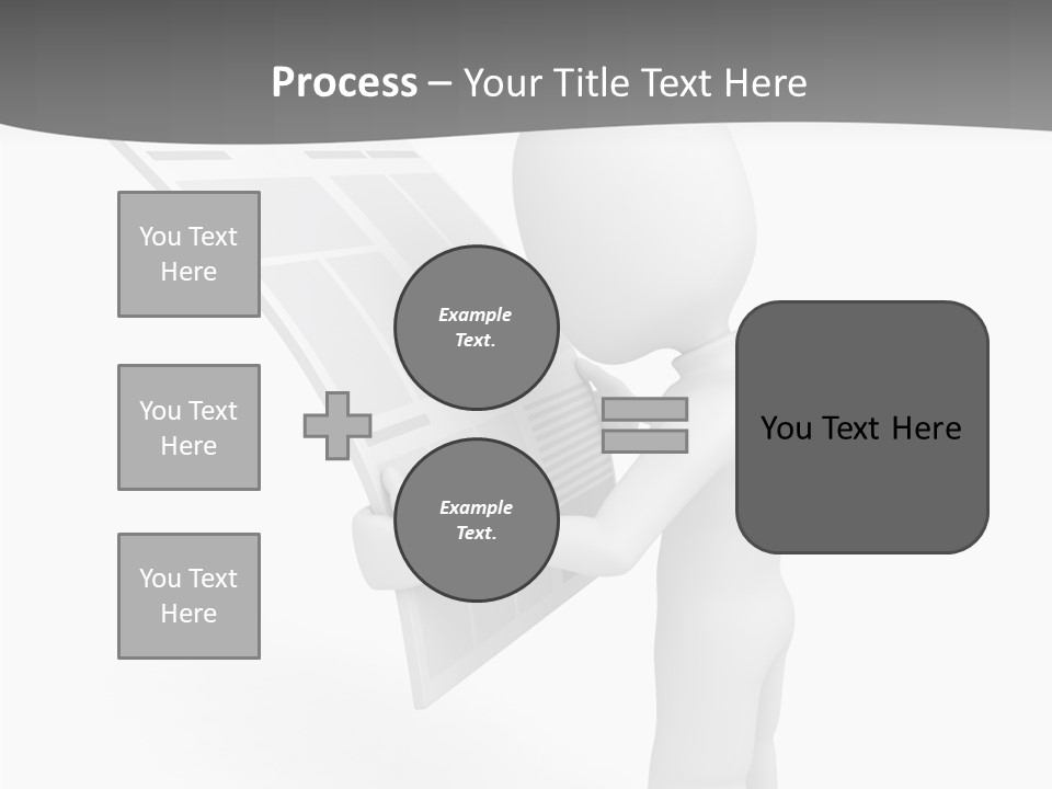 Helping Hand Background Close Up PowerPoint Template