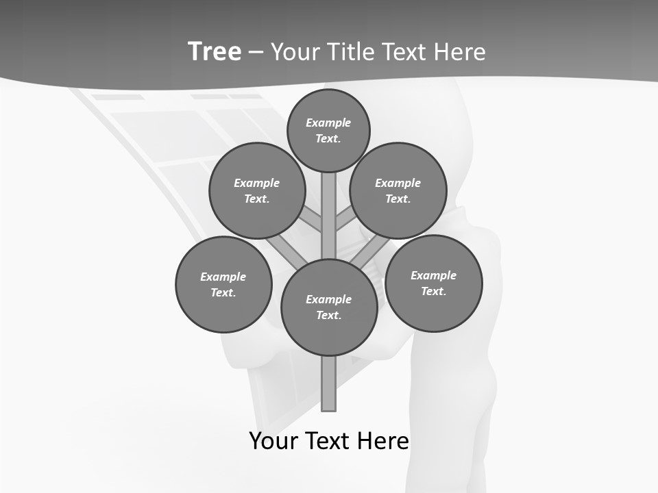 Helping Hand Background Close Up PowerPoint Template