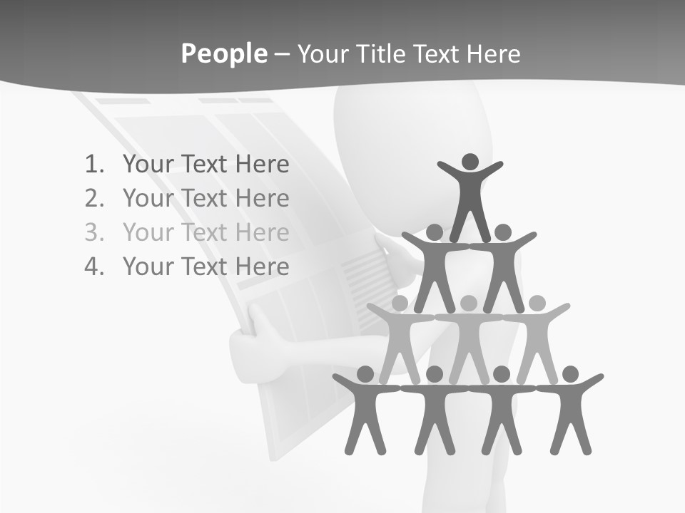 Helping Hand Background Close Up PowerPoint Template