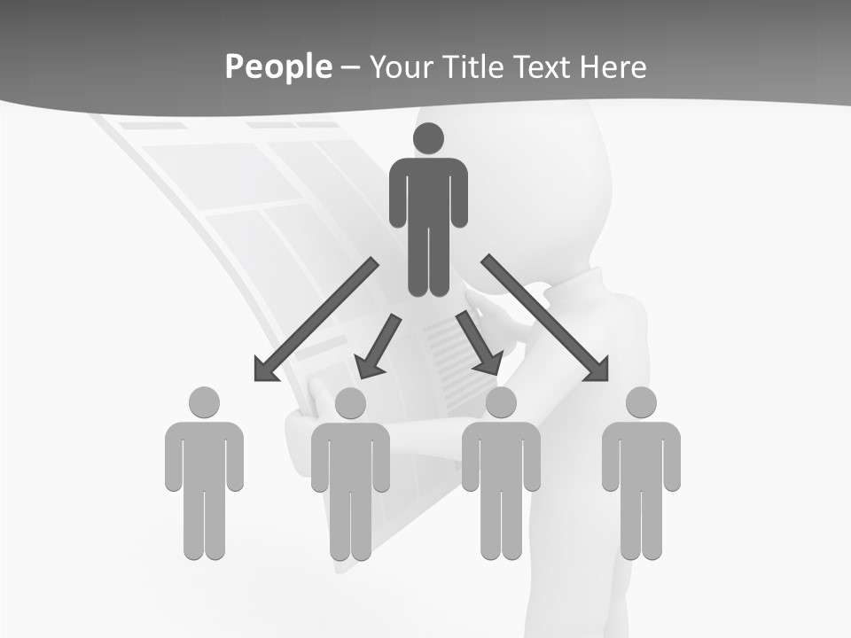 Helping Hand Background Close Up PowerPoint Template