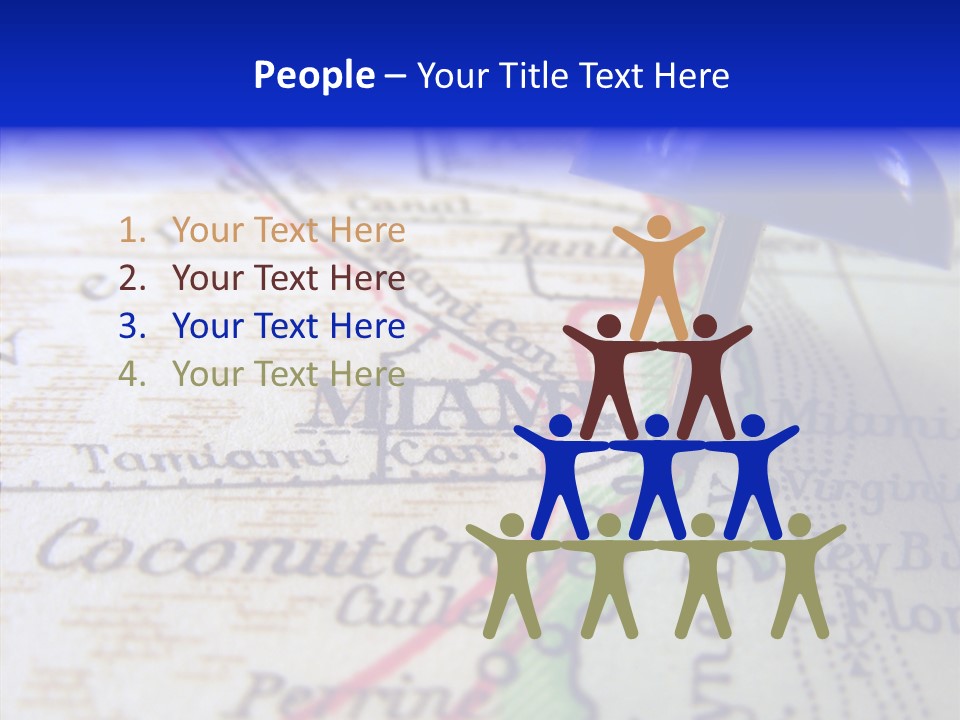 Senior  Hold Holding Hands PowerPoint Template