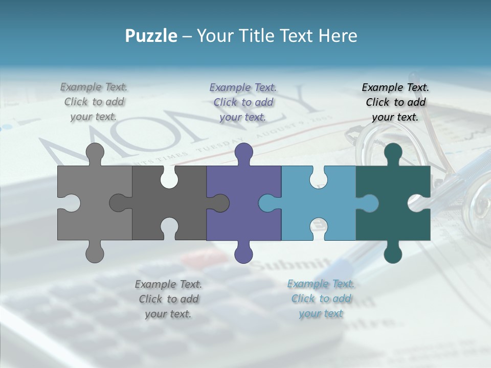 Care White Background Help PowerPoint Template