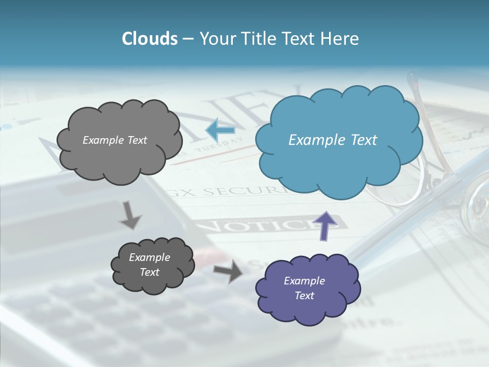 Care White Background Help PowerPoint Template