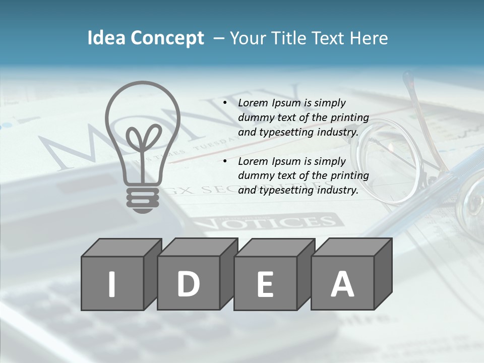 Care White Background Help PowerPoint Template